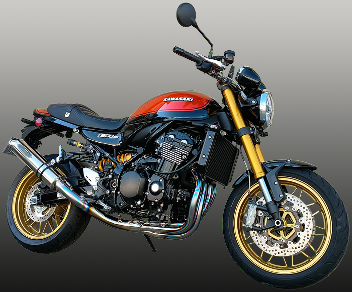 KAWASAKI 26-Z900RS/SE ZR902A チタンタイプⅡ 手曲げ|テックサーフ