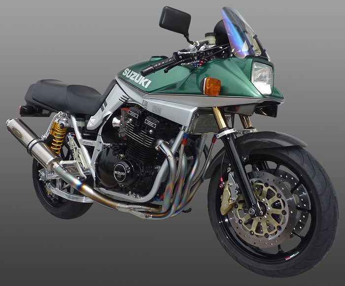 SUZUKI GSX1100S 刀 チタンタイプⅡ 手曲げ|テックサーフ