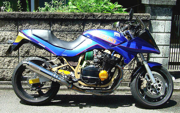 SUZUKI GSX750S 3型 4型 チタンタイプⅡ 手曲げ|テックサーフ