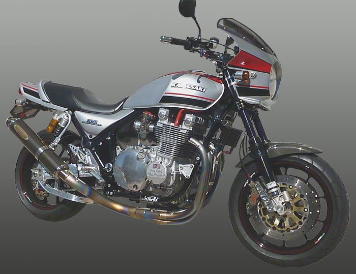 KAWASAKI ZEPHYR1100 チタンタイプⅡ 手曲げ|テックサーフ