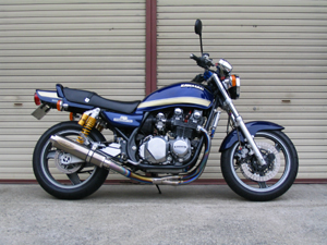 KAWASAKI ZEPHYR750 チタンタイプⅡ 手曲げ|テックサーフ