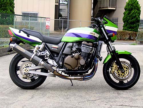 KAWASAKI ZRX1200R 車検対応 チタンタイプⅡ 手曲げ|テックサーフ