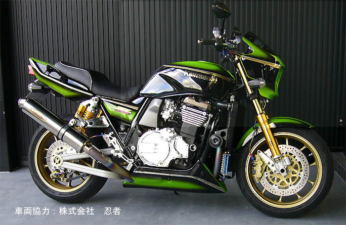 KAWASAKI ZRX1200R 車検対応 チタンタイプⅡ 手曲げ|テックサーフ