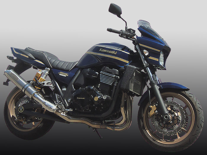 KAWASAKI ZRX1200 DAEG 軽量マフラー ZEEX スリップオン|テックサーフ