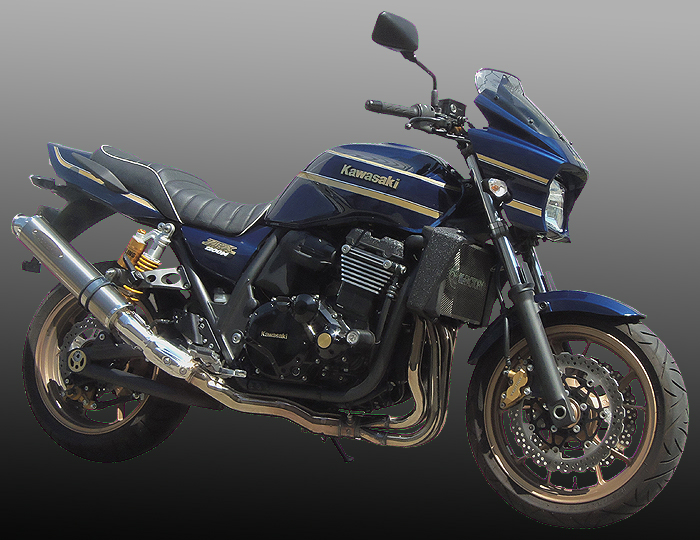 KAWASAKI ZRX1200 DAEG 軽量マフラー ZEEX スリップオン|テックサーフ 