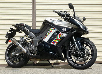 KAWASAKI Ninja1000 ワンテール 軽量マフラー ZEEX S/O|テックサーフ