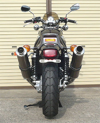 YAMAHA V-MAX1200 軽量マフラー ZEEX SO デュアル|テックサーフ
