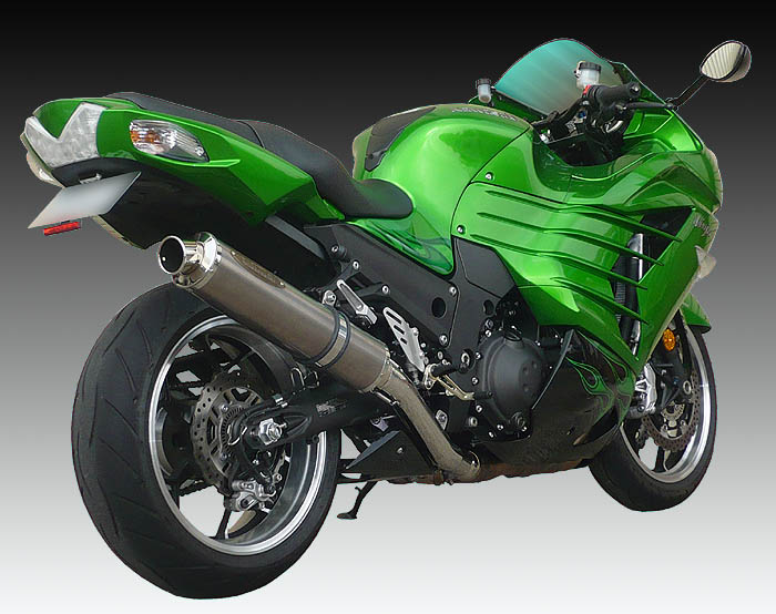 KAWASAKI ZX-14R ワンテール 軽量マフラー ZEEX S/O|テックサーフ