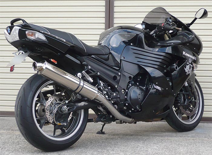 KAWASAKI ZZR1400 ワンテール 軽量マフラー ZEEX S/O|テックサーフ