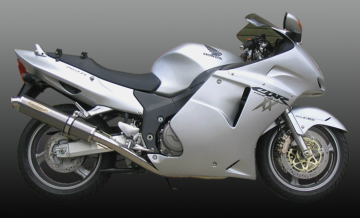CBR1100XX ブラックバード用チタンフルエキマフラー ノジマLOCK ON 香ばし