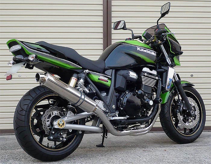 K2TEC チタンサイレンサーZRX1200DAEGワイバン装着実績ありバンド付 